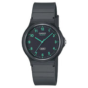 Casio MQ-24B-8BDF grey dial resin strap unisex watch