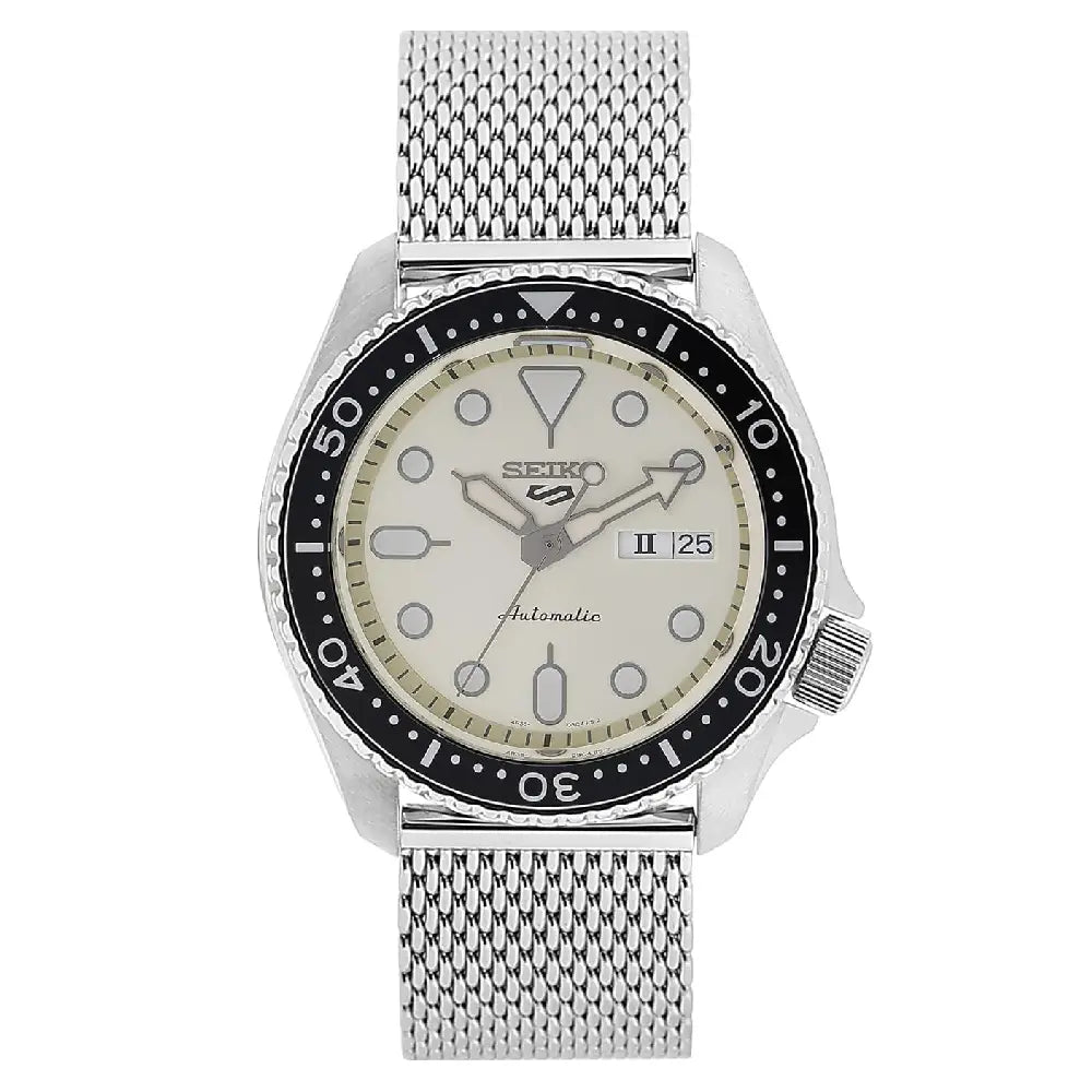 Seiko 5 Sports SRPE75K1 Automatic "5KX" Specialist Style Champagne Dial 42.5mm Hybrid Strap Men's Watch