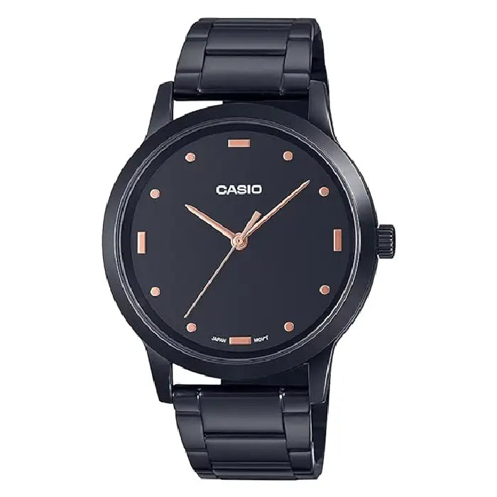Casio Collection Analog MTP-2022VB-1CDR Black Dial Stainless Steel Men's Watch