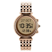 Al Fajr Classic Lady WF-14RS  Digital Dial Stainless Steel Women Watch