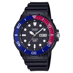 Casio Collection Analog MRW-230H-1E2VDF Black Dial Resin Strap Men's Watch