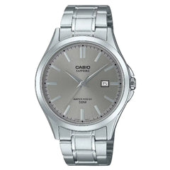 Casio Collection MTS-115D-8AVDF Analog Grey Dial Stainless Steel Men's Watch