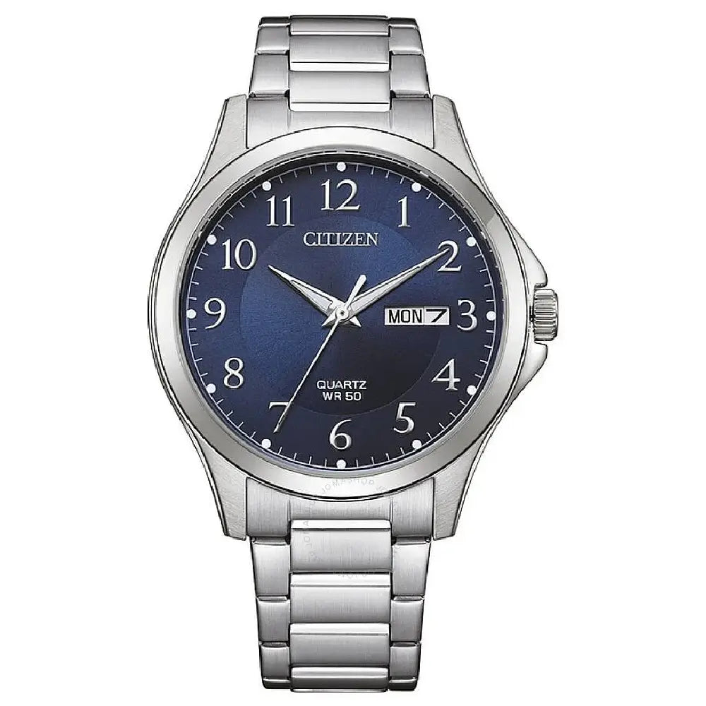 Citizen Quartz Standard BF2021-82L Blue Dial 41mm Stainless Steel Men's Watch