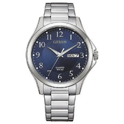 Citizen BF2021-82L blue dial 41mm stainless steel men's quartz watch