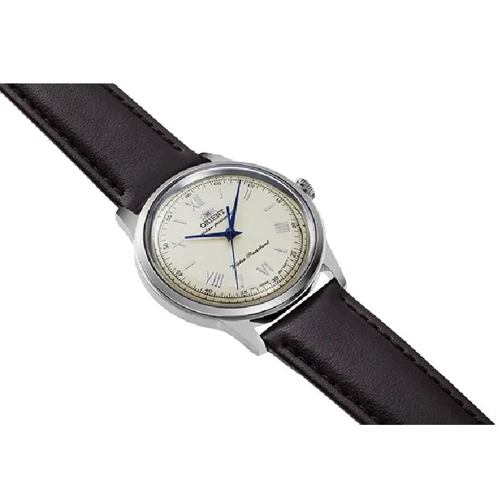 Orient Bambino RA-WK0003G10B leather strap quartz watch for men