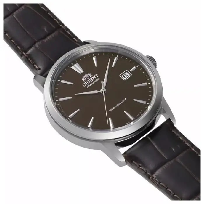 Orient RA-AC0F17Y30B men's watch classic brown dial analog display