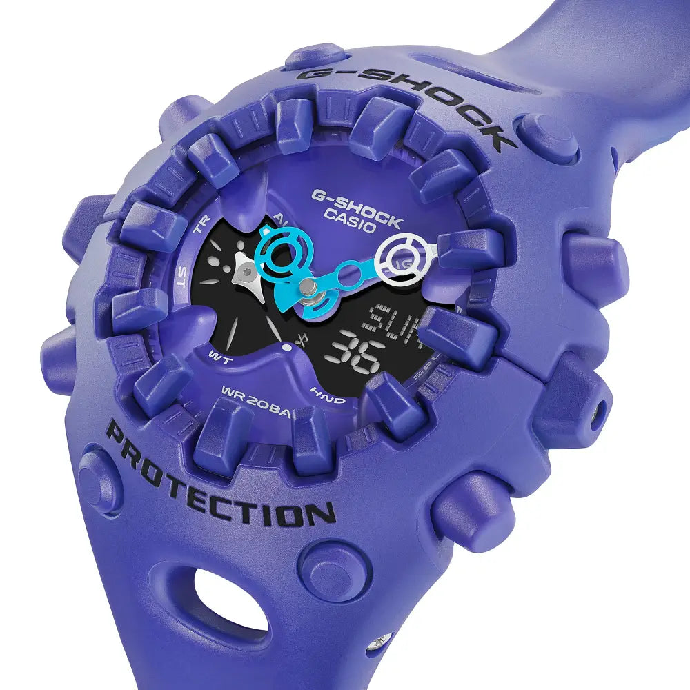 Casio G Shock GA-V01-2ADR “Alien Eyes” Analog-Digital Purple Dial Resin Strap Men's Watch