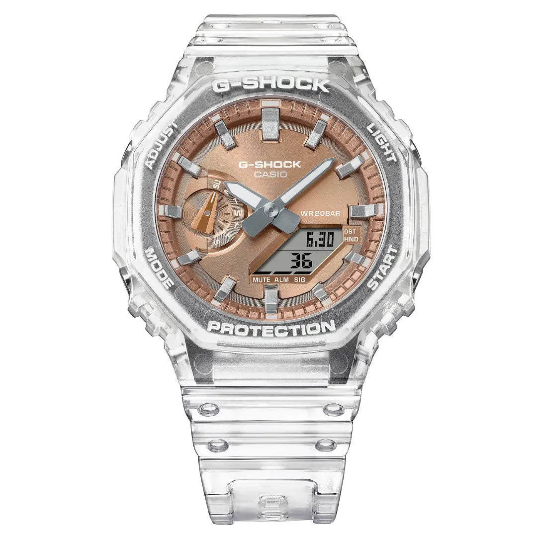Casio G-Shock GA-2100BM-7A5DR Analog-Digital Brown Dial resin strap Men's Watch