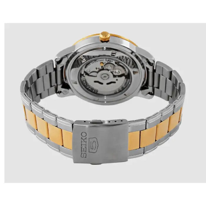 Seiko 5 Automatic SNKN58K1 White Dial Two-Tone 43mm Stainless Steel Men's Watch