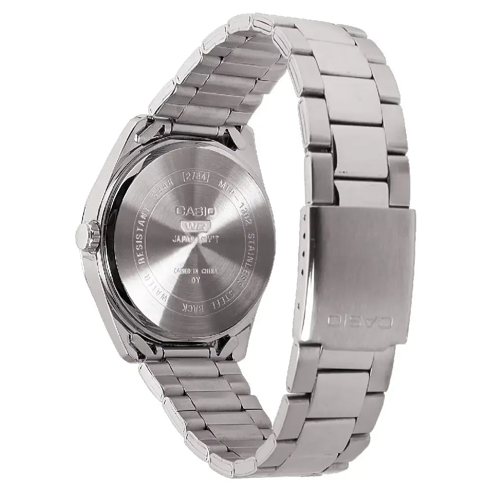 Casio Collection Analog MTP-1302PD-9AVEF Yellow Dial Stainless Steel Men's Watch
