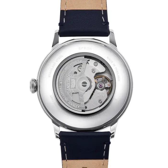Orient Bambino RA-AC0021L automatic mens watch back case view