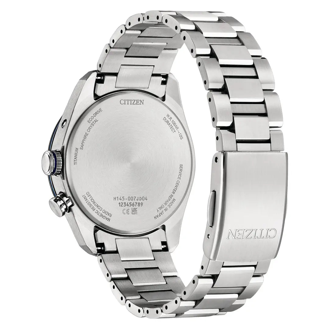 Citizen Attesa Eco-Drive Radio-Controlled CB0288-65L Limited Edition "Unite with Blue" Blue Dial Titanium Men's Watch