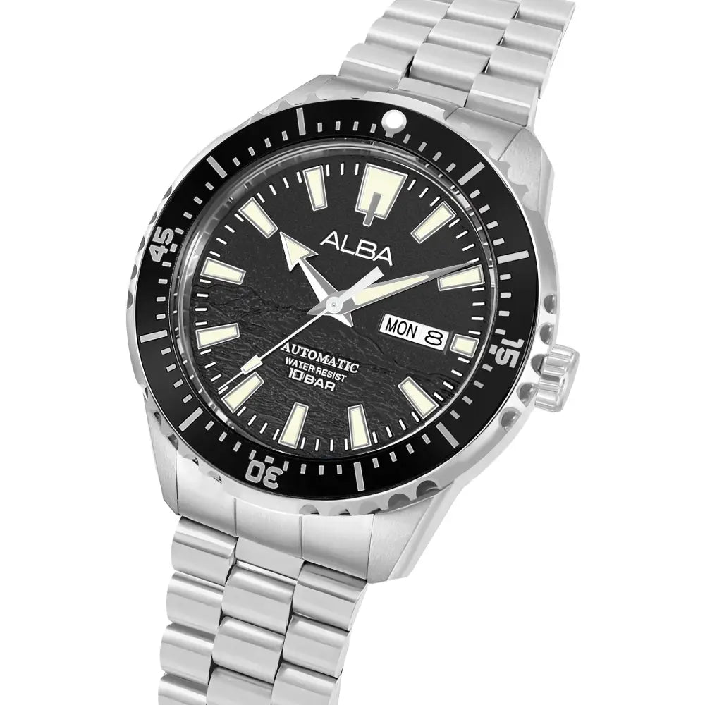 Alba Active Mechanical Black Tide AL4743X1 Men's Watch