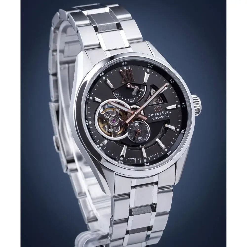 Orient Star RE-AV0004N Automatic Open Heart Grey Dial 41mm Stainless Steel Men's Watch