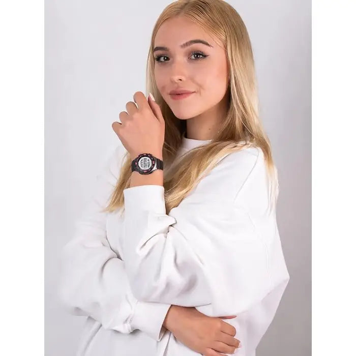 Casio Youth Digital LWS-1100H-8AVDF Black Dial Resin Strap Women's Watch