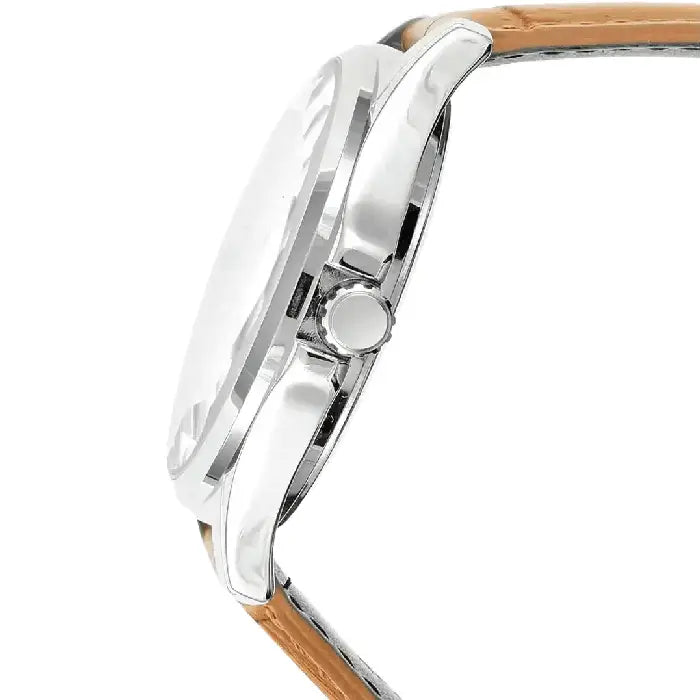 Casio Enticer MTP-E320LY-7AVDF Multi-Function Analog Silver Dial Leather Strap Men's Watch
