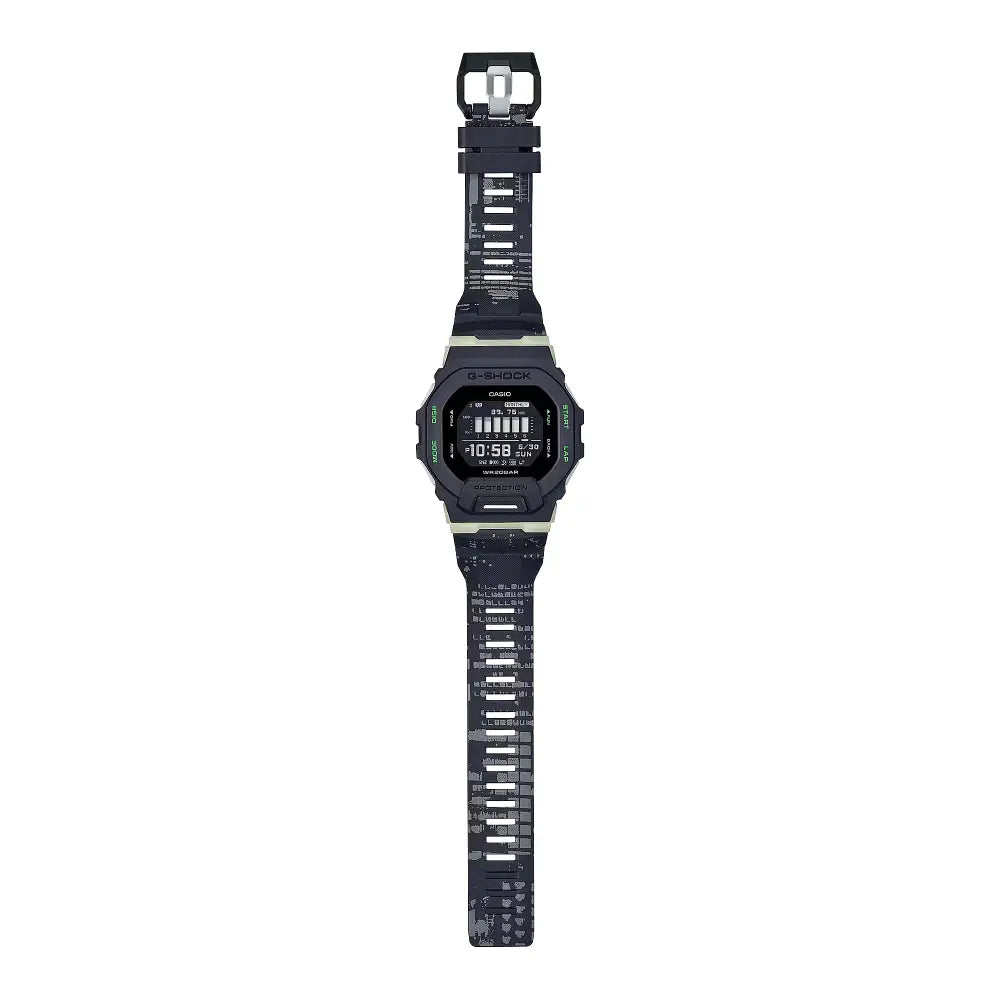 Casio G Shock GBD-200LM-1P G-SQUAD Digital Smartwatch Black Dial Resin Strap Men's Watch