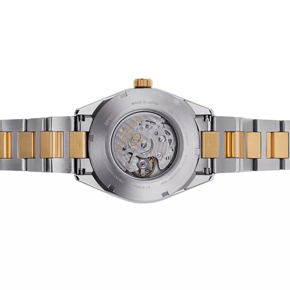 Orient Star RE-AU0405E Contemporary Automatic "Basic Date" Green Dial 42mm Two-Tone Stainless Steel Men's Watch