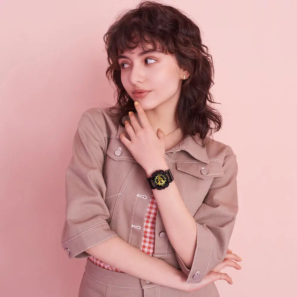 Casio Baby-G BA-110X-1A stylish women's wrist watch display