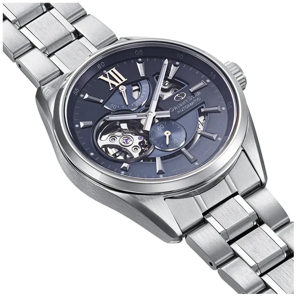 Orient Star RE-AV0132L00B Automatic Open Heart Limited Edition "Keshiki" Blue Dial 41mm Stainless Steel Men's Watch