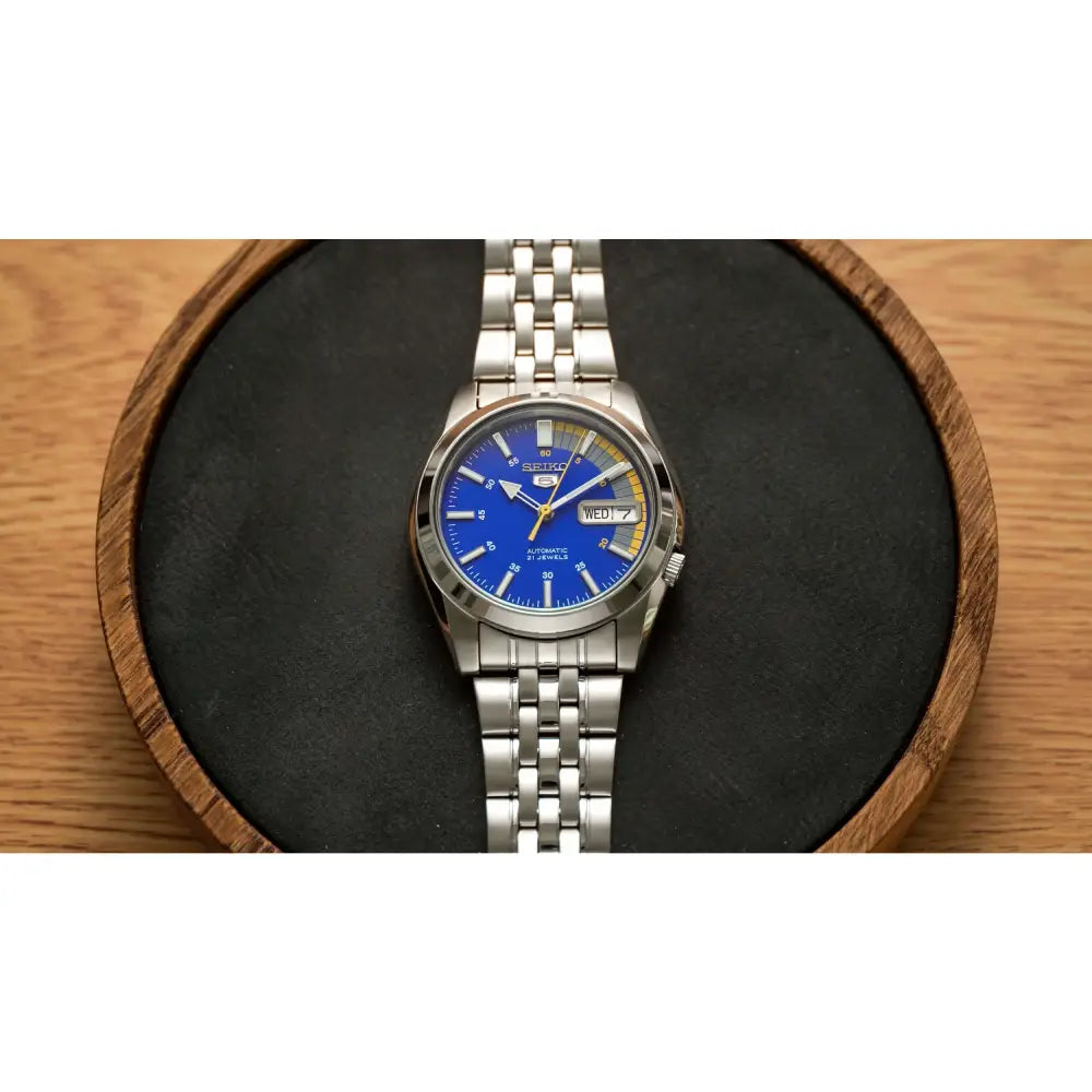 Seiko 5 SNK371K1 Automatic 21 Jewels Blue Dial Stainless Steel Men's Watch