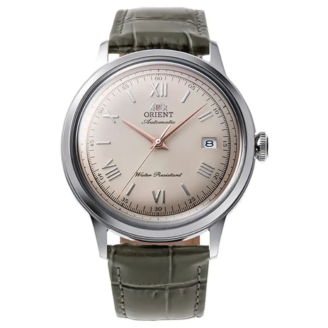 Orient Bambino 75 Anniversary 2025 Release RA-AC0025N Rare Beige Classic Domed Glass Dial Automatic Watch