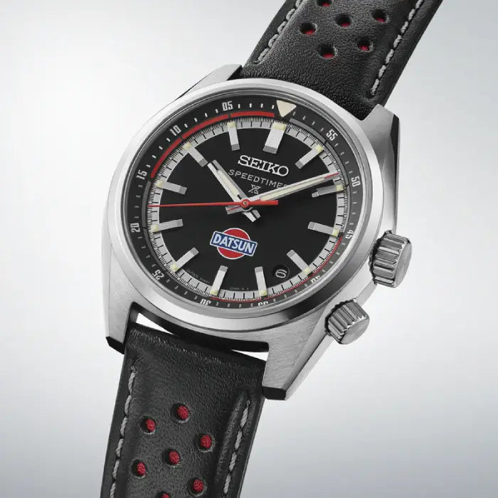 Seiko Prospex SPB517J1 Speedtimer Automatic Limited Edition (2,500 Pieces) Black Dial Leather Strap Men's Watch