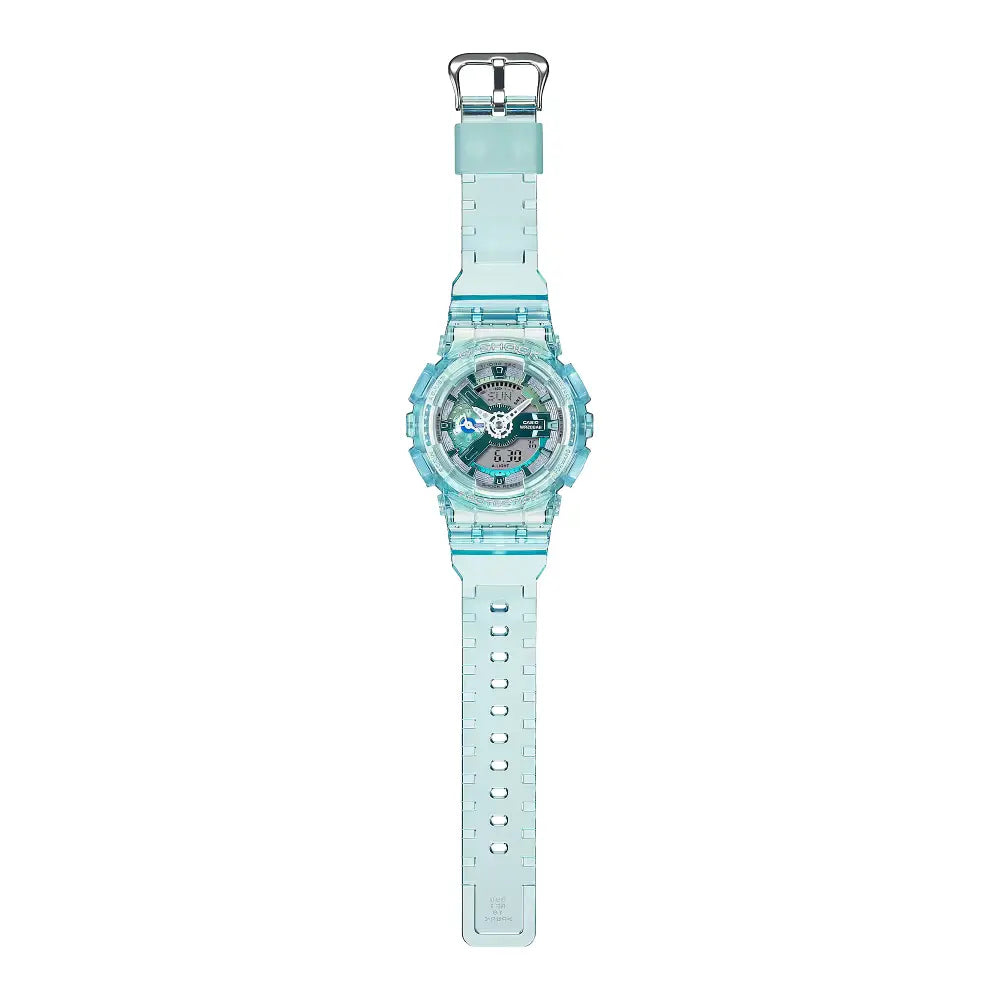 Casio GMA-S110VW-2A analog digital Cyber Cyan wrist watch