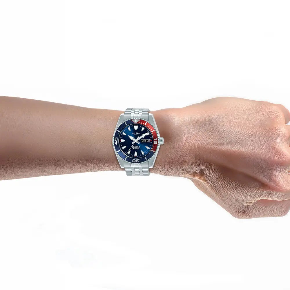 Alba Mechanical "Pepsi" AL4761X1  Men's Watch