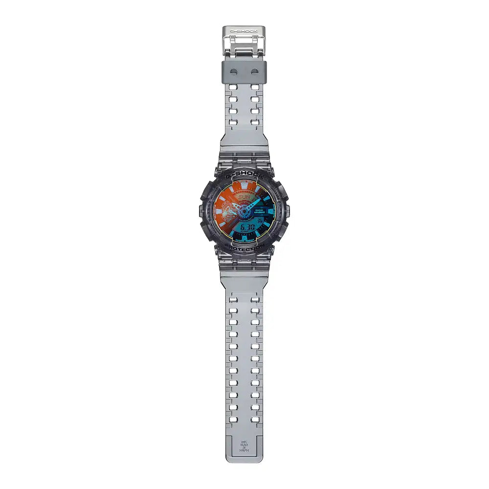 Casio G Shock GA-110TLS-8A Analog-Digital "Beach Time" Grey Dial Resin Strap Men's Watch