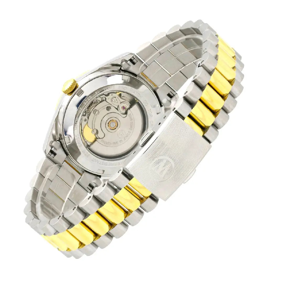 West End The Classics Automatic 6828.20.3337Y Turquoise Dial & Two-Tone Stainless Steel Unisex Watch