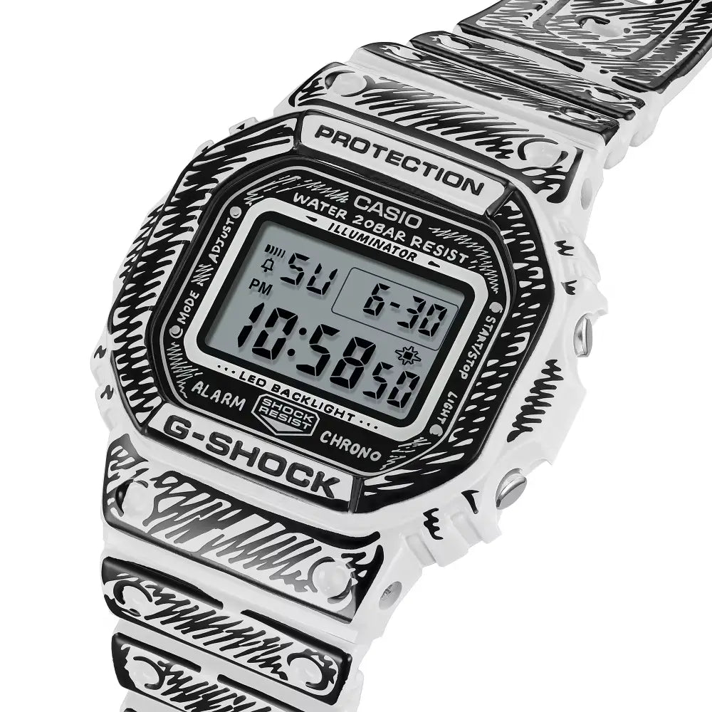 Casio G Shock DW 5600JV 7 resin strap mens watch