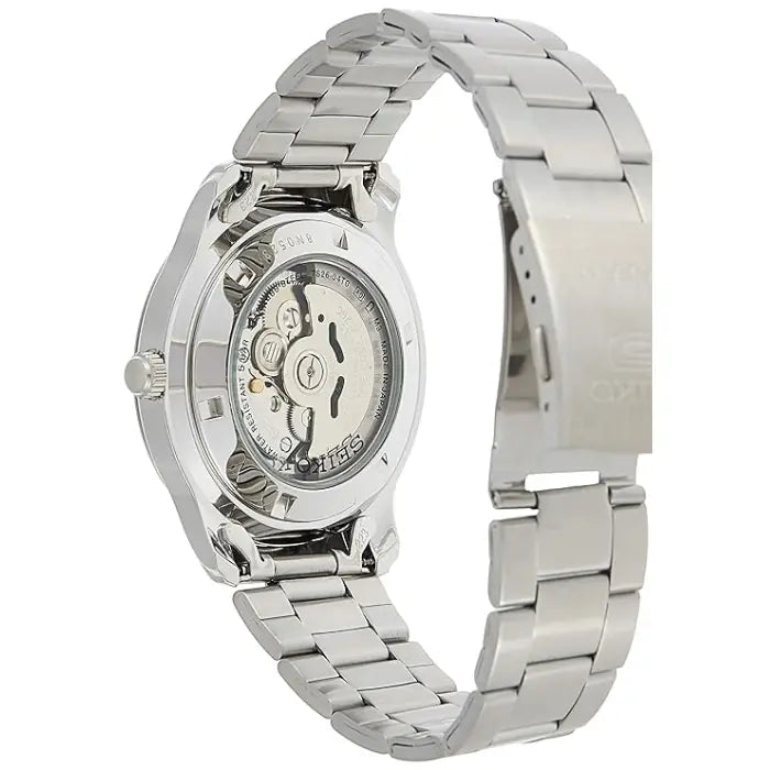 Seiko 5 Classic Automatic SNKP15J1 White Dial 42mm Stainless Steel Men's Watch