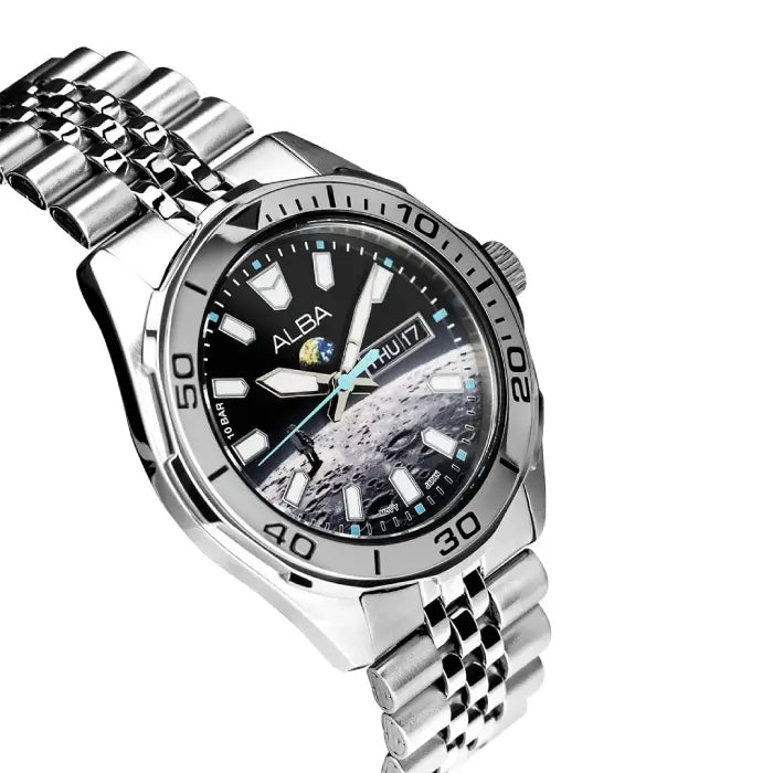 Alba Quartz Moon Landing Lunar AV3591X2 Men's Watch