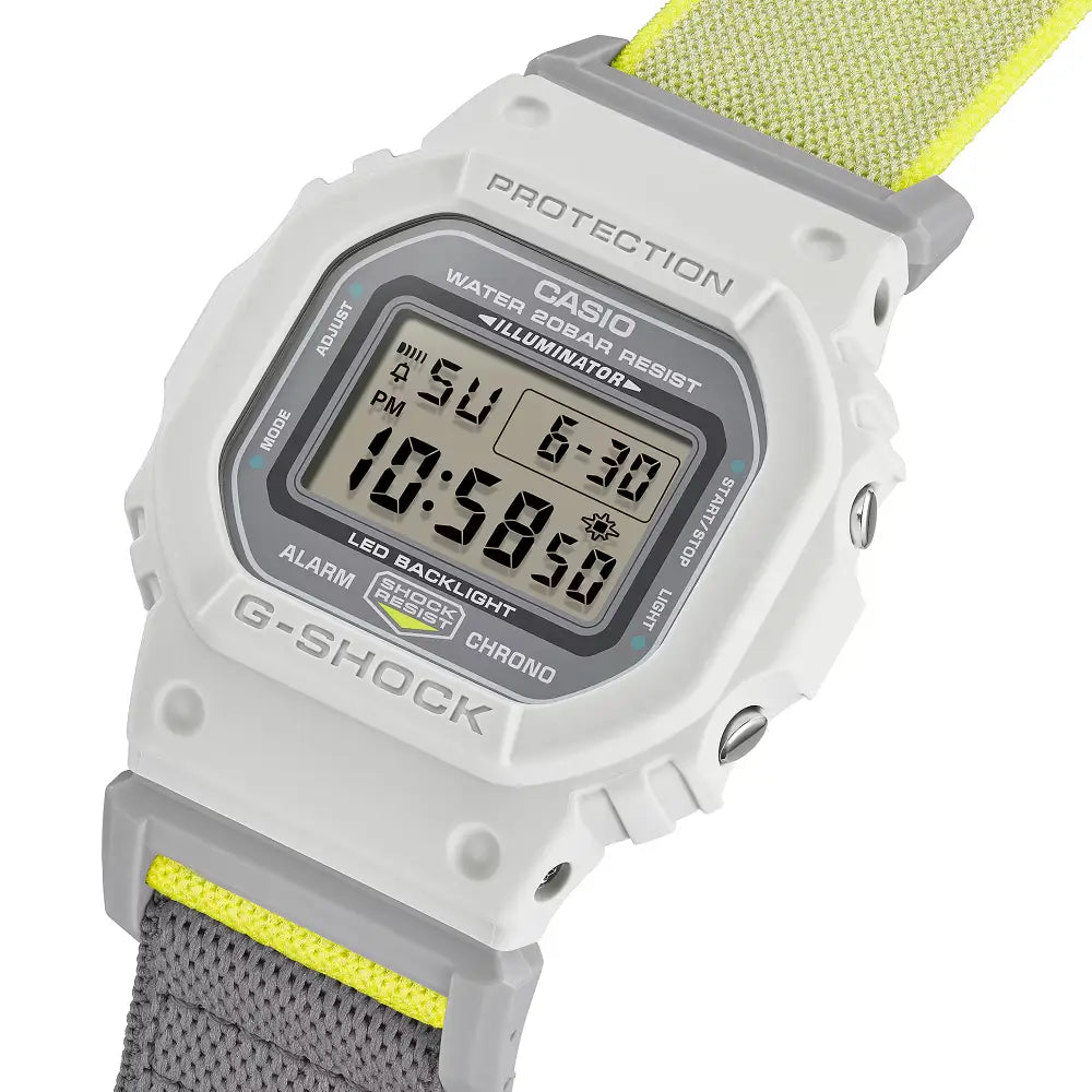 Casio G-Shock Nature's Color Series DW-5600MNC-7A8DR Nylon Strap Men's Watch