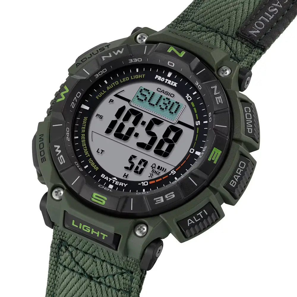 Casio Pro Trek PRG-340B-3D "Dual-Layer Forest" Men's Watch
