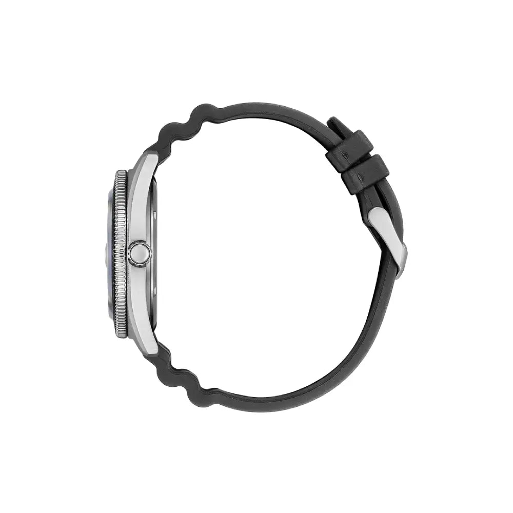 Citizen Eco-Drive AW1760-14X Analog Diver-Style "Aqua Matic" Turquoise Dial 43mm Rubber Strap Men's Watch