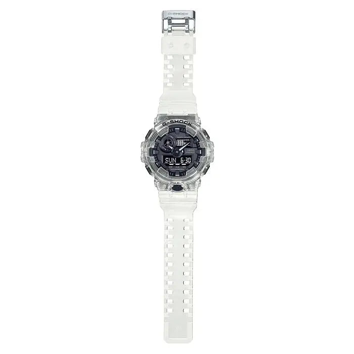 Casio G-Shock GA-700SKE-7A analog digital men's watch close-up