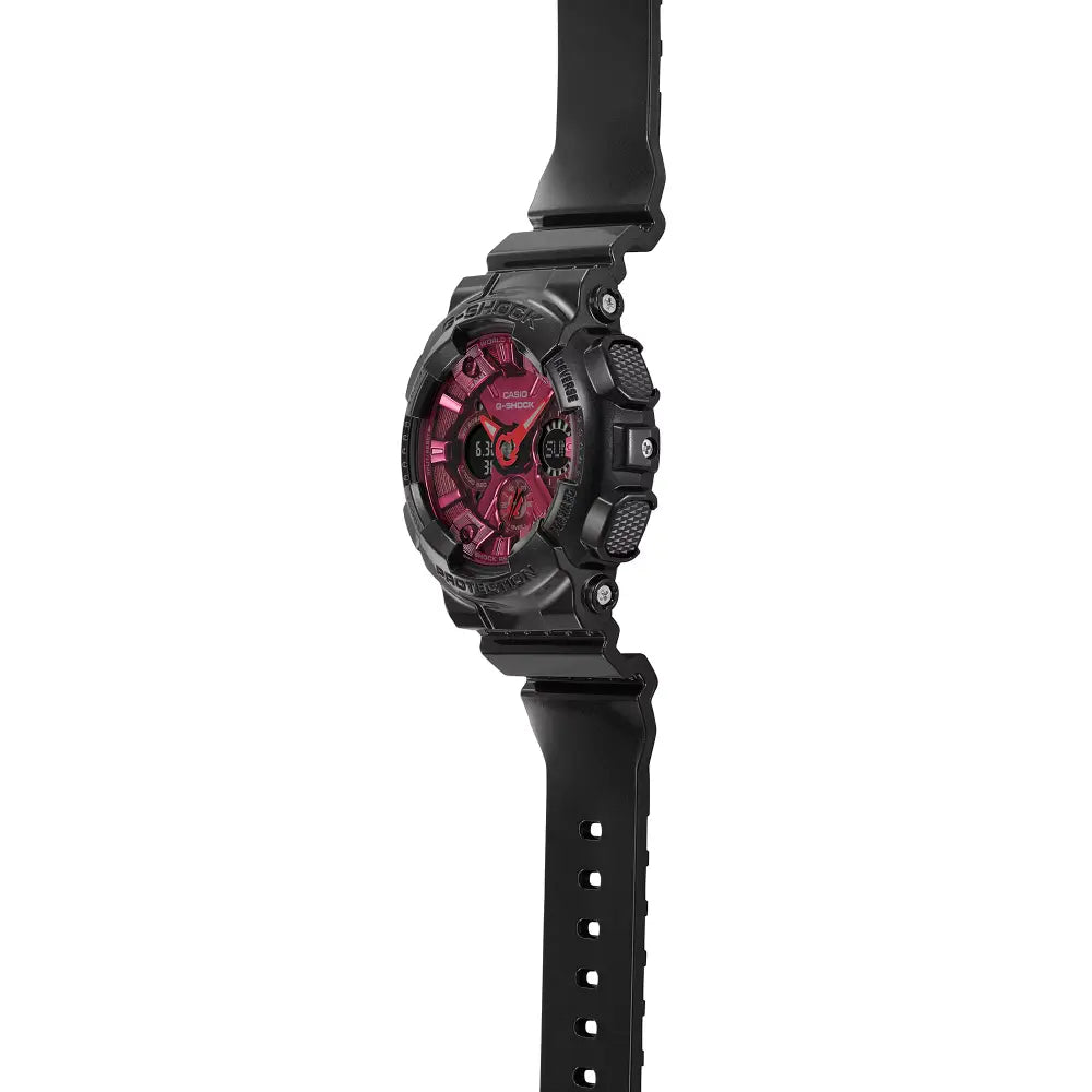 Casio G Shock GMA-S120RB-1A rugged red womens wrist watch