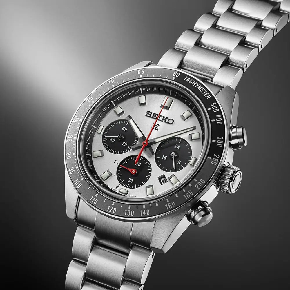 Seiko Prospex SSC911P1 "Panda" Speedtimer Solar Chronograph Men's Watch