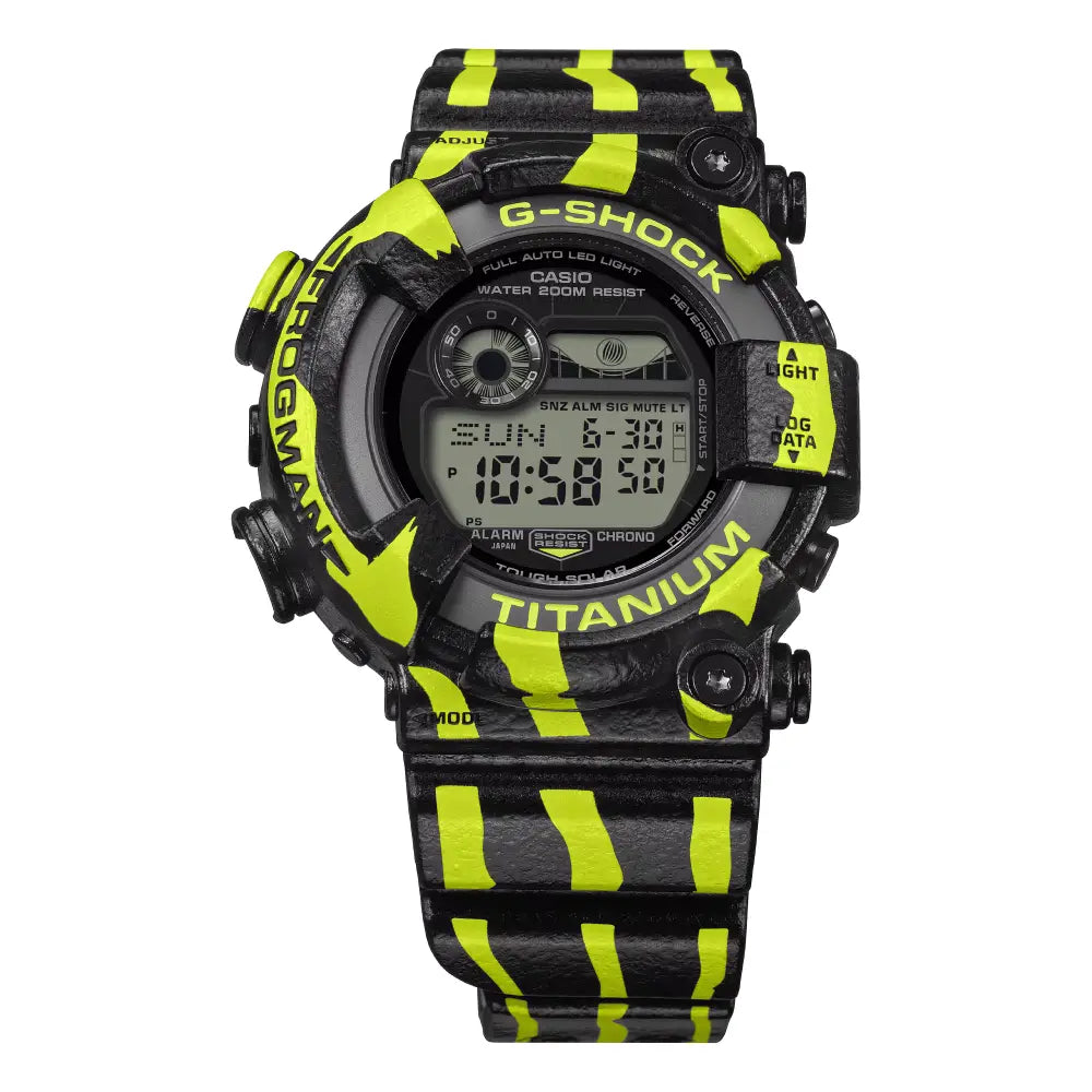 G-Shock Frogman GW-8200TPF-1J screw-lock caseback with frog engraving
