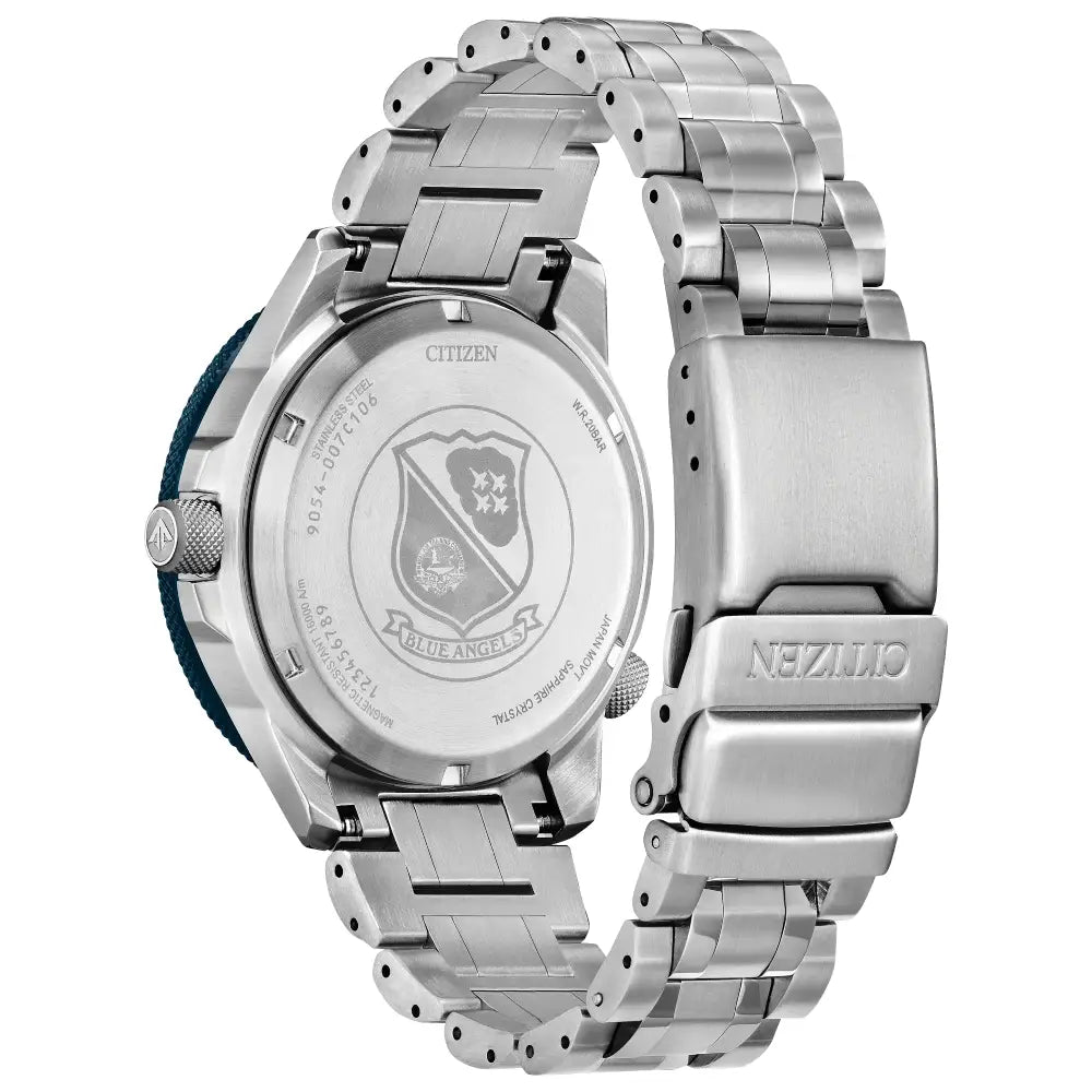 Citizen NB6044-54L watch transparent caseback view