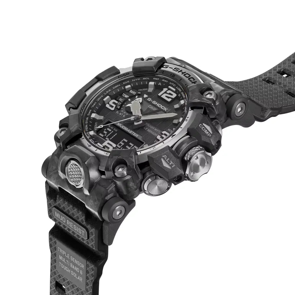 Casio G Shock Mudmaster GWG-2000-1A1 Analog-Digital Tough Solar Black Dial Resin Strap Men's Watch