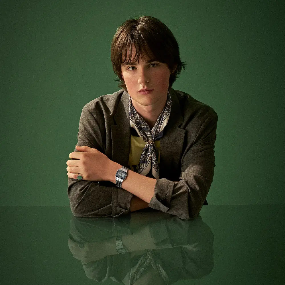 Casio Vintage Digital Slim A700W-1ADF Black Dial 35.5mm Stainless Steel Unisex Watch