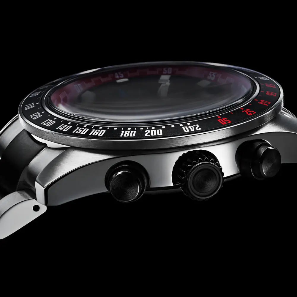 Seiko Prospex SBDL121 / SSC957 Solar Chronograph Limited Edition (4000 Pieces) "Datsun 240Z" Black Dial 41.4mm Stainless Steel Men's Watch