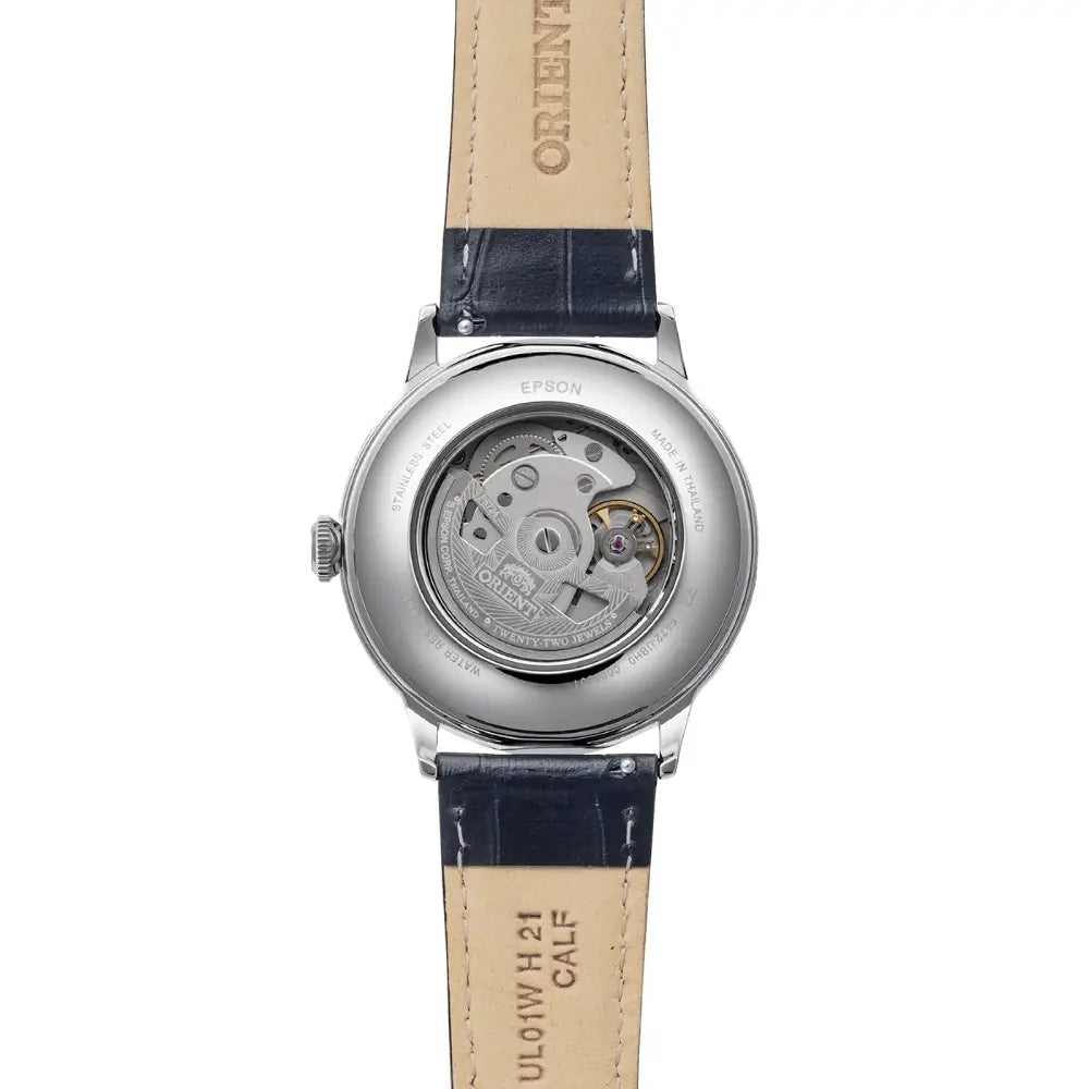 Orient Bambino RA-AC0031S automatic watch with back dial 