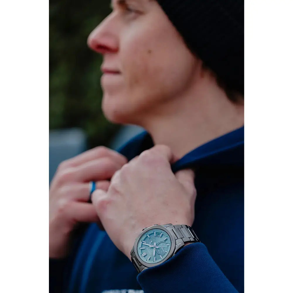 Casio Edifice EQB-1300DC-3A solar chronograph watch close-up