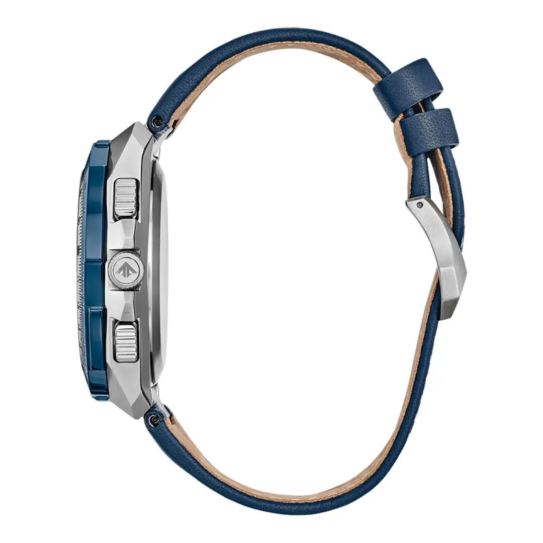 Citizen Promaster Skyhawk A-T JY8148-08L Atomic Timekeeping Pilot's Watch Blue Dial Leather Strap Men's Watch