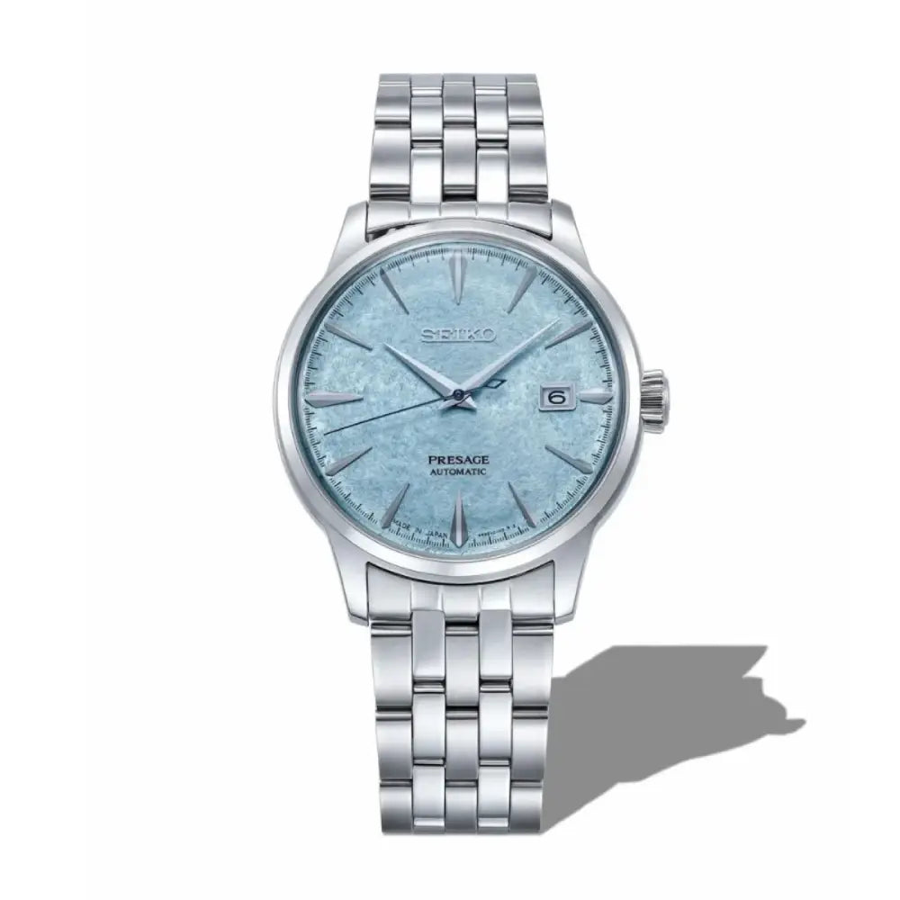 Seiko Presage SRPM01 Cocktail Time Maya Bay Limited Edition Automatic Light Blue Dial 40.5mm Stainless Steel Men's Watch