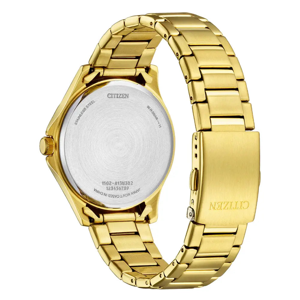 Citizen Quartz Standard BF2028-83P Gold Dial 41mm Stainless Steel Men's Watch